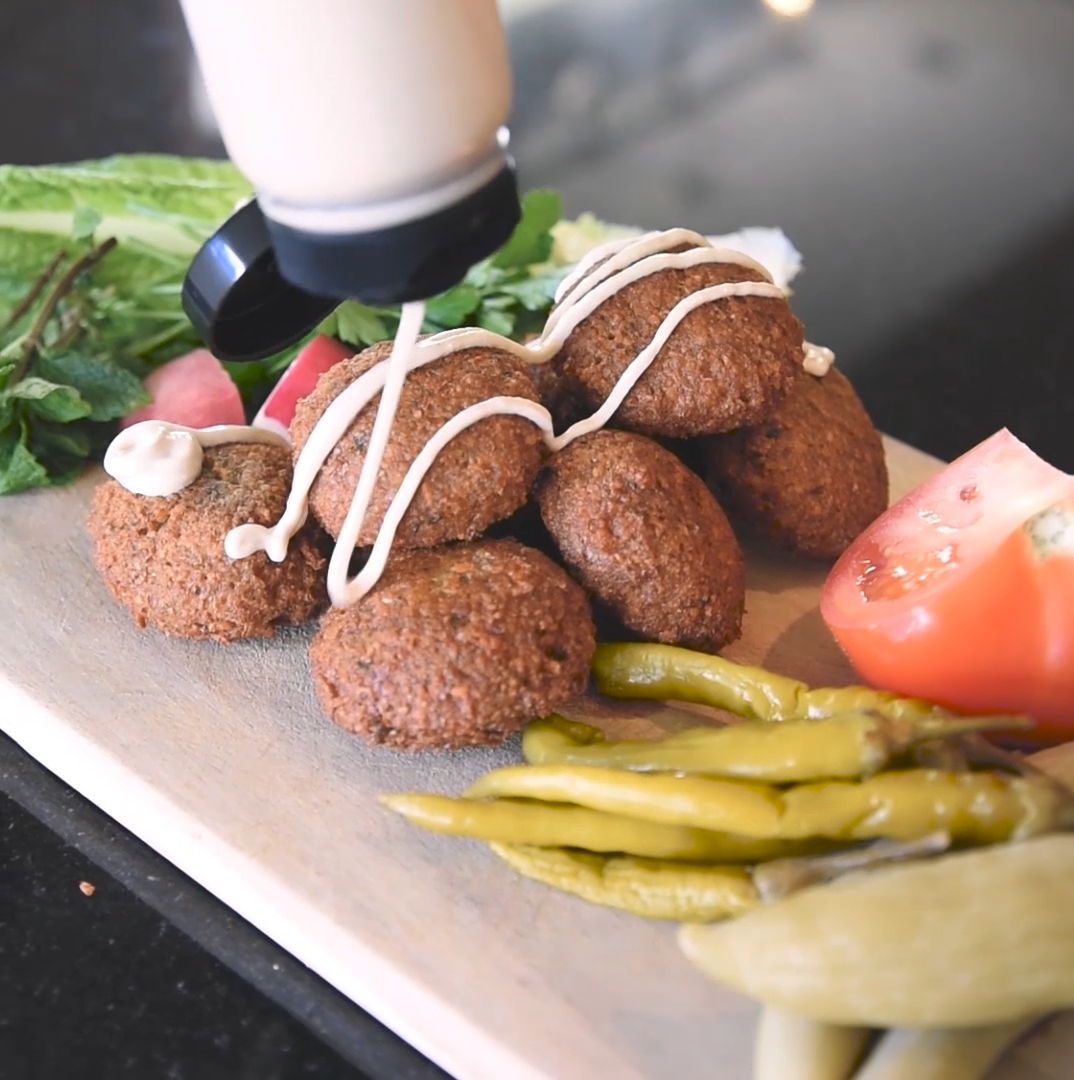Home Made Falafel with Tahini