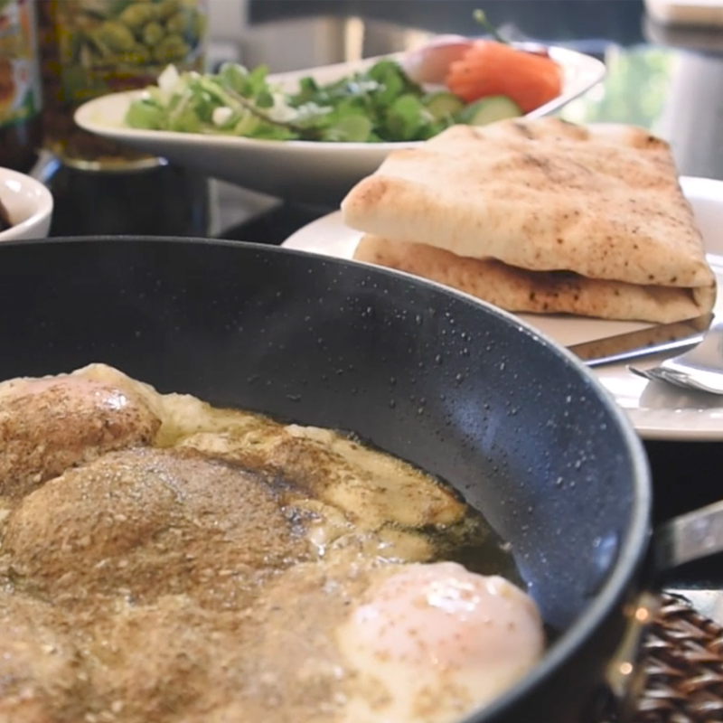 A Spiced Take on Breakfast – Herbed Eggs with Za’atar