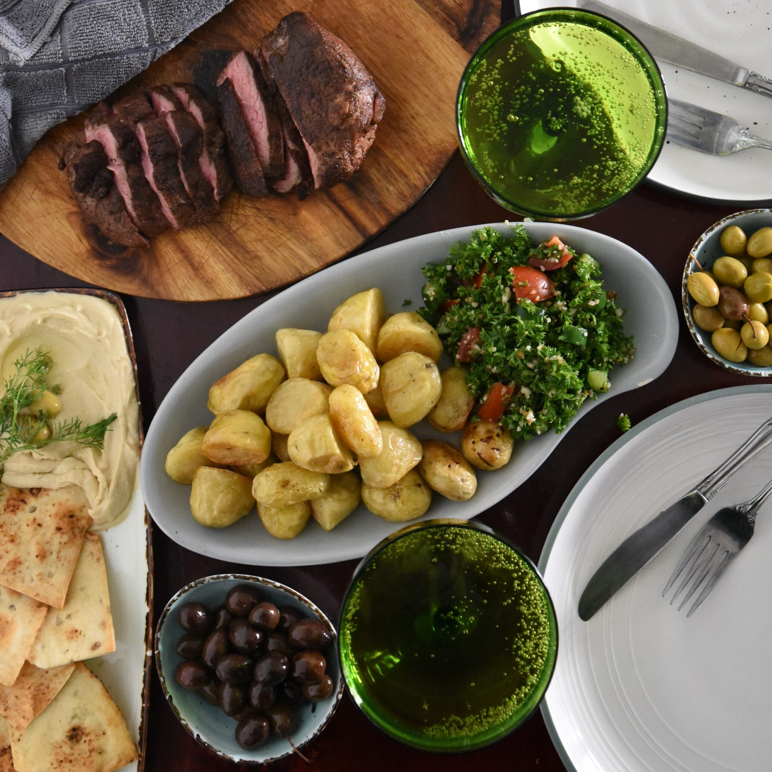 BBQ Spiced Lamb and Potato Mini Roast